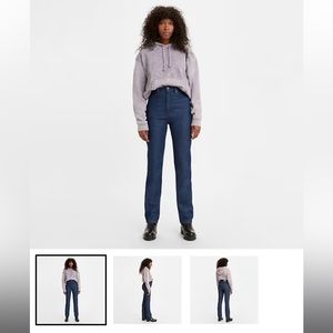 Levis high slim straight jean